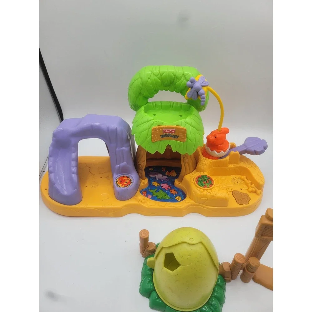Fisher-Price Little People Dinosaur Discovery Playset 2003 Prehistoric Toy Set